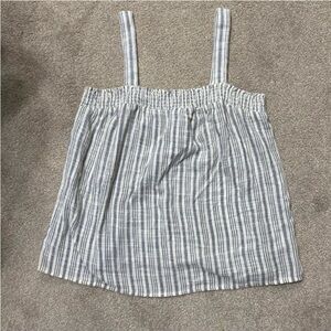 Old Navy 100% Cotton Smocked Tank Top Size M